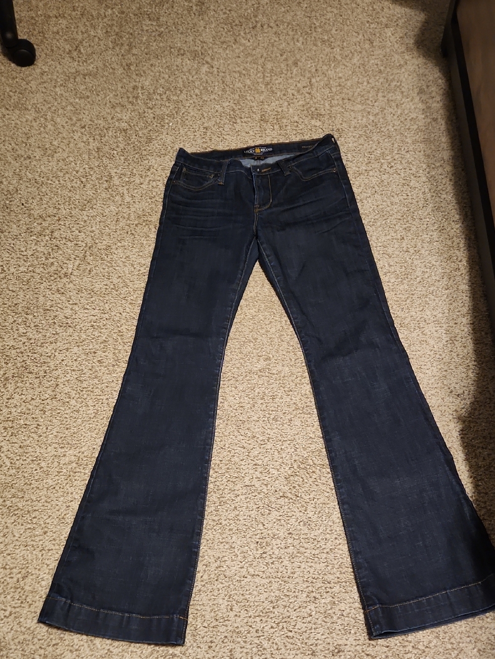 Lucky Brand Dark Blue Flared Jeans
